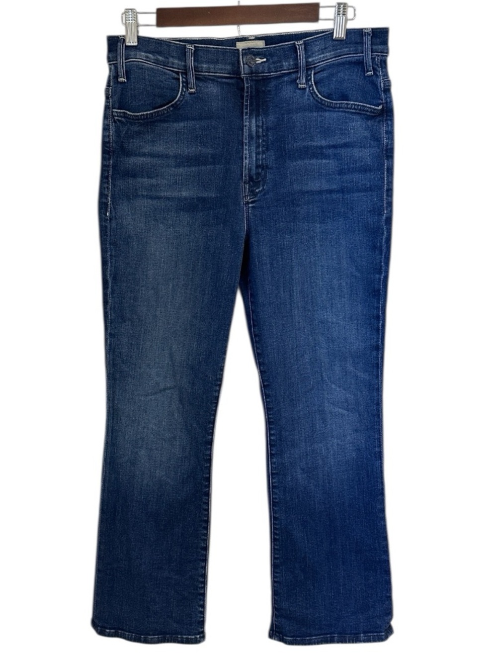 MOTHER Lil Hustler Ankle Jeans Heirloom Wash Denim Womens Size 31 - Picture 3 of 9